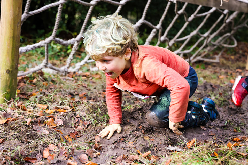 Scouts get muddy at the heart of the New Forest at annual Mud Run