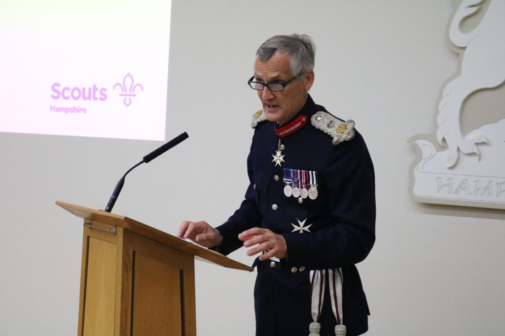 His Majesty's Lord Lieutenant for Hampshire, Nigel Atkinson Esq.